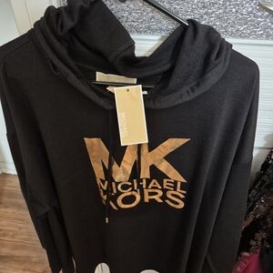 Michael Kors Black Top with Gold Accents